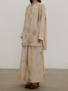 Mutedance 25 Spring/Summer Printed Skirt MD-MD25SS134-SAND(MD25SS131)